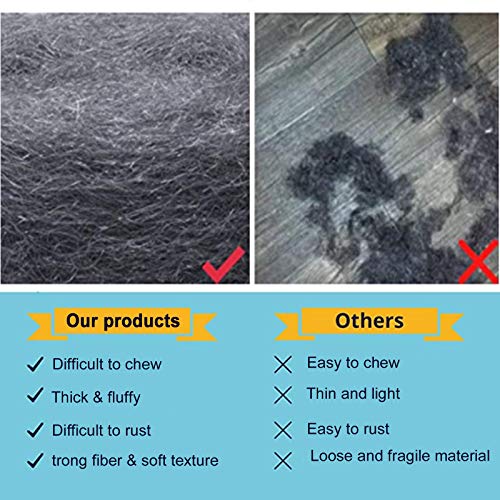 Oiyeefo Steel Wool for Mice Control, Gap Blocker, Easy to Install, Keep