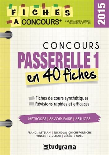 Concours Passerelle 1