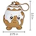 Whiffer Squishers 'Howie Rolls' Slow Rising Squishy Toy Cinnamon Roll Scented Backpack Clip