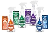 JAWS Home Cleaning Kit | Kitchen, Glass, Shower and Hardwood | 2 Refill Pods of Each Included. Non-Toxic and Eco-Friendly Cleaning Products. Refill and Reuse.