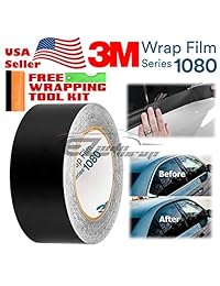 EZAUTOWRAP Kit de herramientas 3 M 1080 negro vinilo envoltorio Kit para Black Out cromado borrar ventana borde puerta