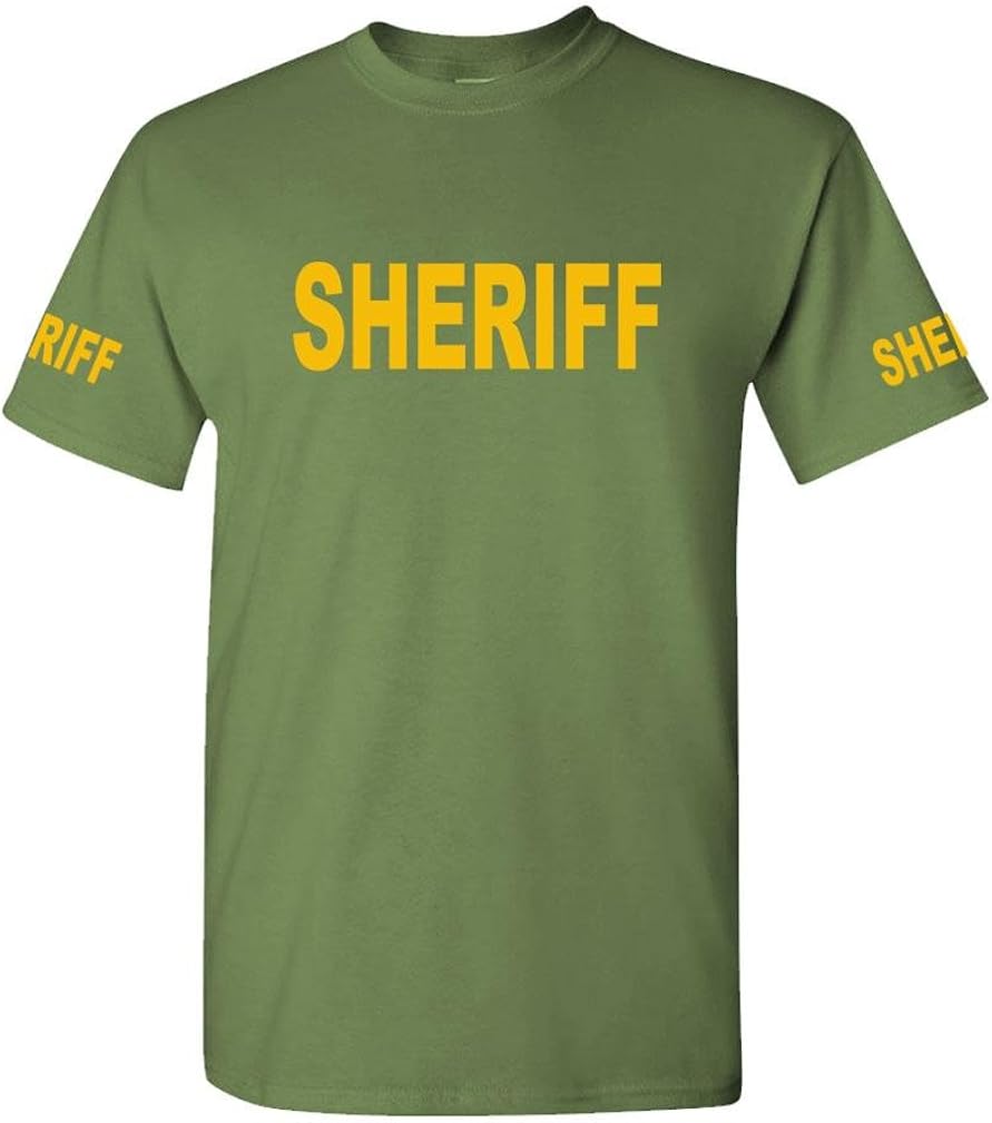 The Goozler v2 Sheriff - Law Enforcement Duty Police - Mens Cotton T-Shirt