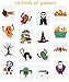 288PCS Assorted Halloween Temporary Tattoos Party Favors - Goody Bags Fillers Trick Or Treat - Pumpkin/Skull/Ghost/Monster Supplies