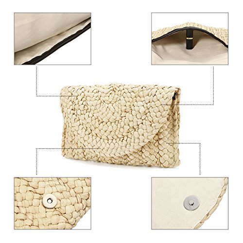 Women's Straw Clutch Handbags Literacy Basics