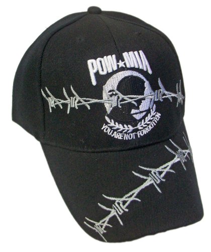 POW-MIA You Are Not Forgotten Embroidered Black Hat