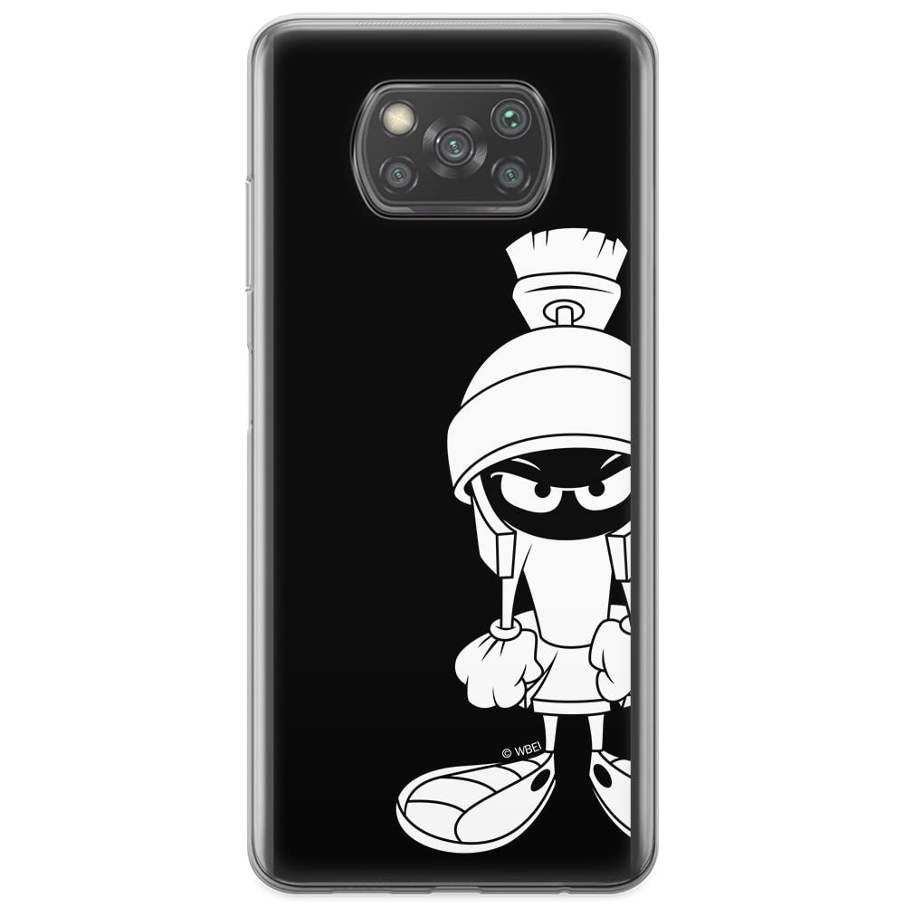 ERT GROUP mobile phone case for Xiaomi POCOPHONE X3 original and officially Licensed Looney Tunes pattern Marwin 002 optimally adapted to the shape of the mobile phone, case made of TPU