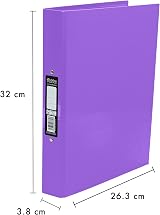 Pukka Pad Brights A4 Ringbinder Files 2 O-Ring 40mm Spine 10 Pack Purple view 3