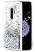 Caka Galaxy S9 Plus Case, Galaxy S9 Plus Glitter Case Liquid Series Luxury Fashion Bling Flowing Liquid Floating Sparkle Glitter Soft TPU Case for Samsung Galaxy S9 Plus (Silver)