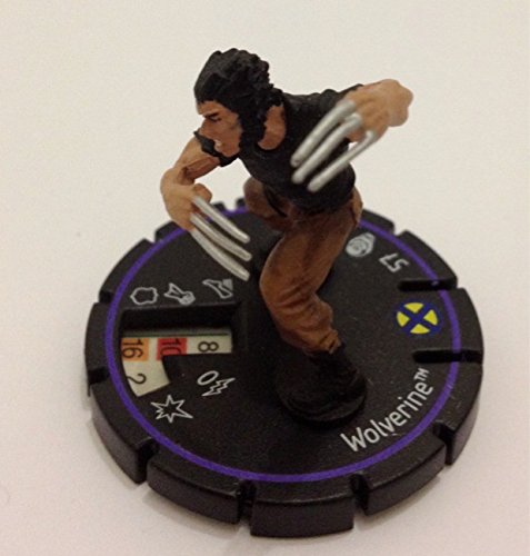 Heroclix WOLVERINE (Logan / Black Shirt) Figure #220 Promo / Purple Ring LE / Free Comic Book Day FCBD