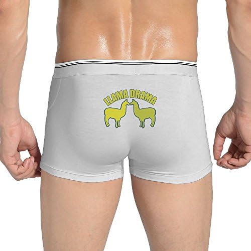 Mkajkkok Llama Drama Men's Underwear Cotton Stretch Panties Underwear.