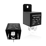 Sylvil 2 PCS 40A Car Relay, JD2912-1Z-12VDC 40A