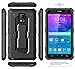 Note 4 Case, Galaxy Note 4 Case, E LV Galaxy Note 4 Case - SHOCK ABSORPTION / HIGH IMPACT RESISTANT Full Body Hybrid Armor Protection Defender Case Cover for Samsung Galaxy Note 4 - [BLACK/BLACK]