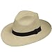 ULTRAFINO Fedora Packable Foldable Panama Straw Hat Classic