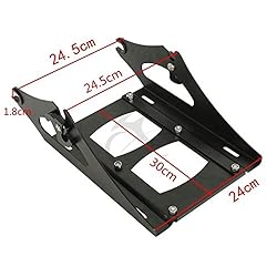TCMT Matte Black Chopped Tour Pack Trunk&Mounting