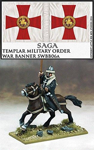 SAGA: The Crescent &amp; The Cross War Banner &amp; Bearer (Templar)