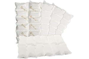 BLOBUSTE Dry Ice Packs for Shipping Frozen Food, 5 Sheets,60cells, Dry Ice Packs for Coolers Long Lasting Reusable, Lunch Box Ice Packs, Shipping Cold Pack Gel Freezer Packs Ice Blankets Sheets13.7 X7.2