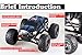 TOZO C2032 RC Cars High Speed 30MPH 1/12 Scale RTR Remote Control Brushed Monster Truck Off Road Car Big Foot RC 2WD Electric Power Buggy W/2.4G Challenger Red