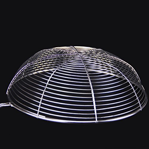 HOBULL Convenient Mesh Skimmer Ladle Spoon Handheld Mesh Strainer Food Strainer Sieve Frying Oil Tool for Kitchen - Thumbnail 3