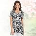 Women's Shark Bite Scoop Neck Tunic Top, Plus-Size - Made in the USA