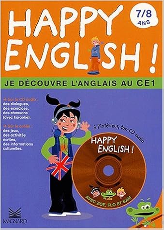 Amazon Fr Happy English 7 8 Ans Je Decouvre L Anglais Au Ce1 Avec Cd Audio Najac Katy Serrain Anne Rachel Livres