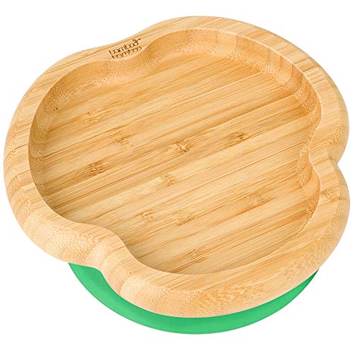 bamboo bamboo Baby Toddler Suction Plate, Suction Stay Put Feeding