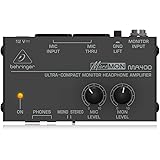 Behringer MicroMON MA400 Ultra-Compact Monitor Headphone Amplifier,Silver