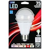 Feit Electric BPOM75/830/LED A19 3000k Dimmable LED, 75W