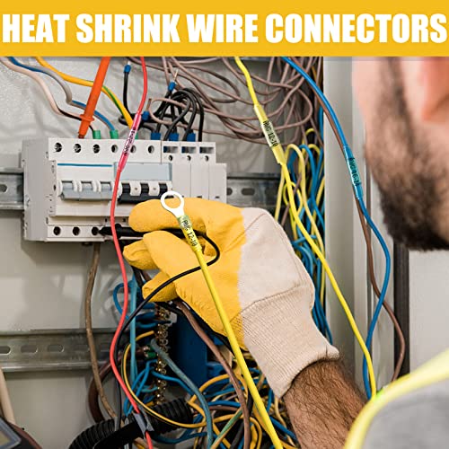 300PCS Heat Shrink Wire Connectors, Camtek Electrical Terminals Kits