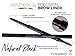 Aesthetica Precision Brow Liner - Eyebrow Pencil/Spoolie Brush (Black)