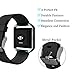 KingAcc Fitbit Blaze Bands, Soft Accessory Replacement Band for Fitbit Blaze, with Metal Buckle Fitness Wristband Strap Women Men Large Small Black, White, Gray, Blue, Purple, Rose, Red [No Frame]