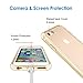 JETech Case for iPhone 6 and iPhone 6s, Non-Yellowing Shockproof Phone Bumper Cover, Anti-Scratch Clear Back (Gold)