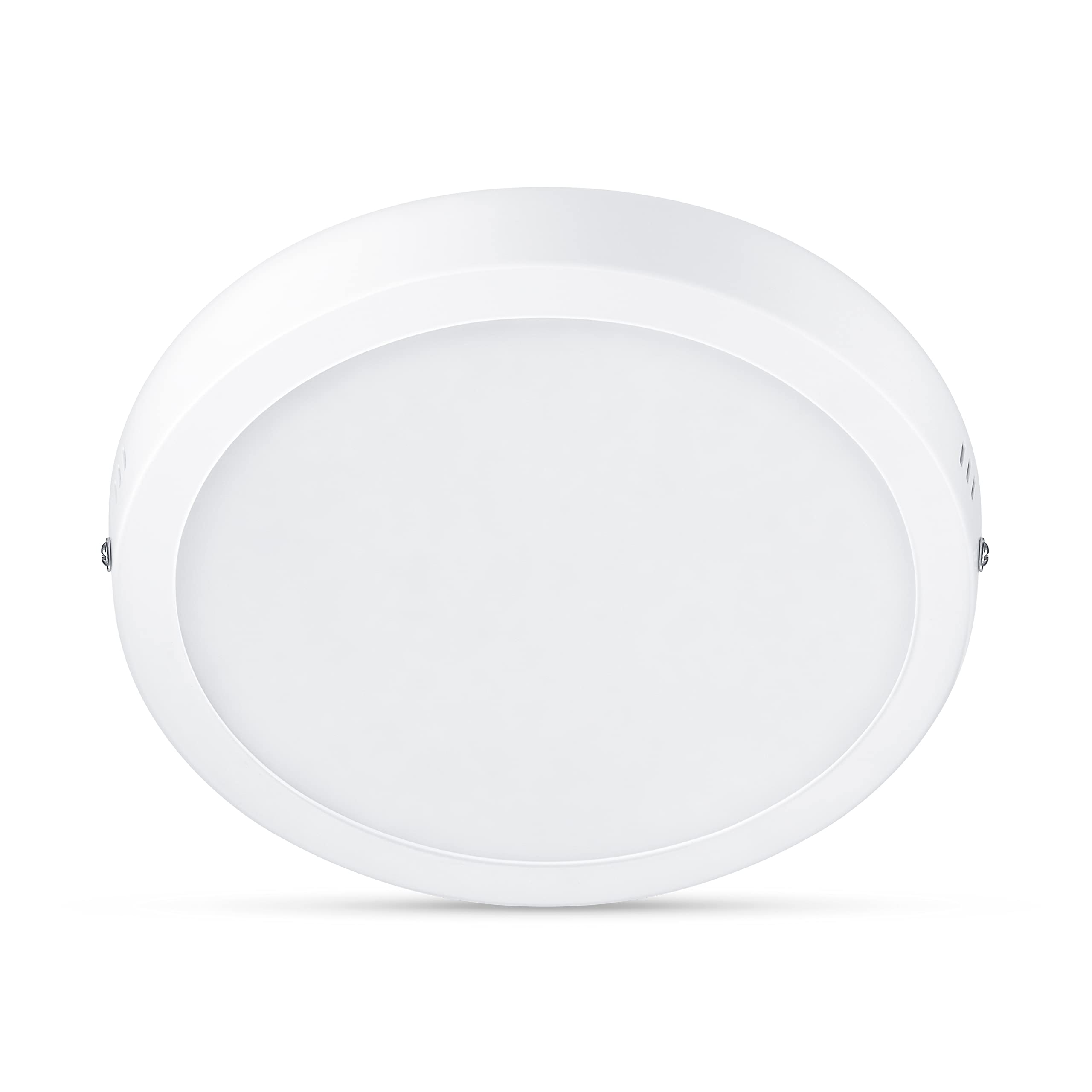 Philips LED Magneos Slim Surface Mount Round Downlight 2700K 12W [Warm White - White] for Indoor Lighting, Livingroom and Bedroom