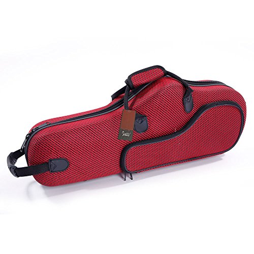 High Grade Durable Cloth Alto Saxophone Case Saxophone Box (Red)