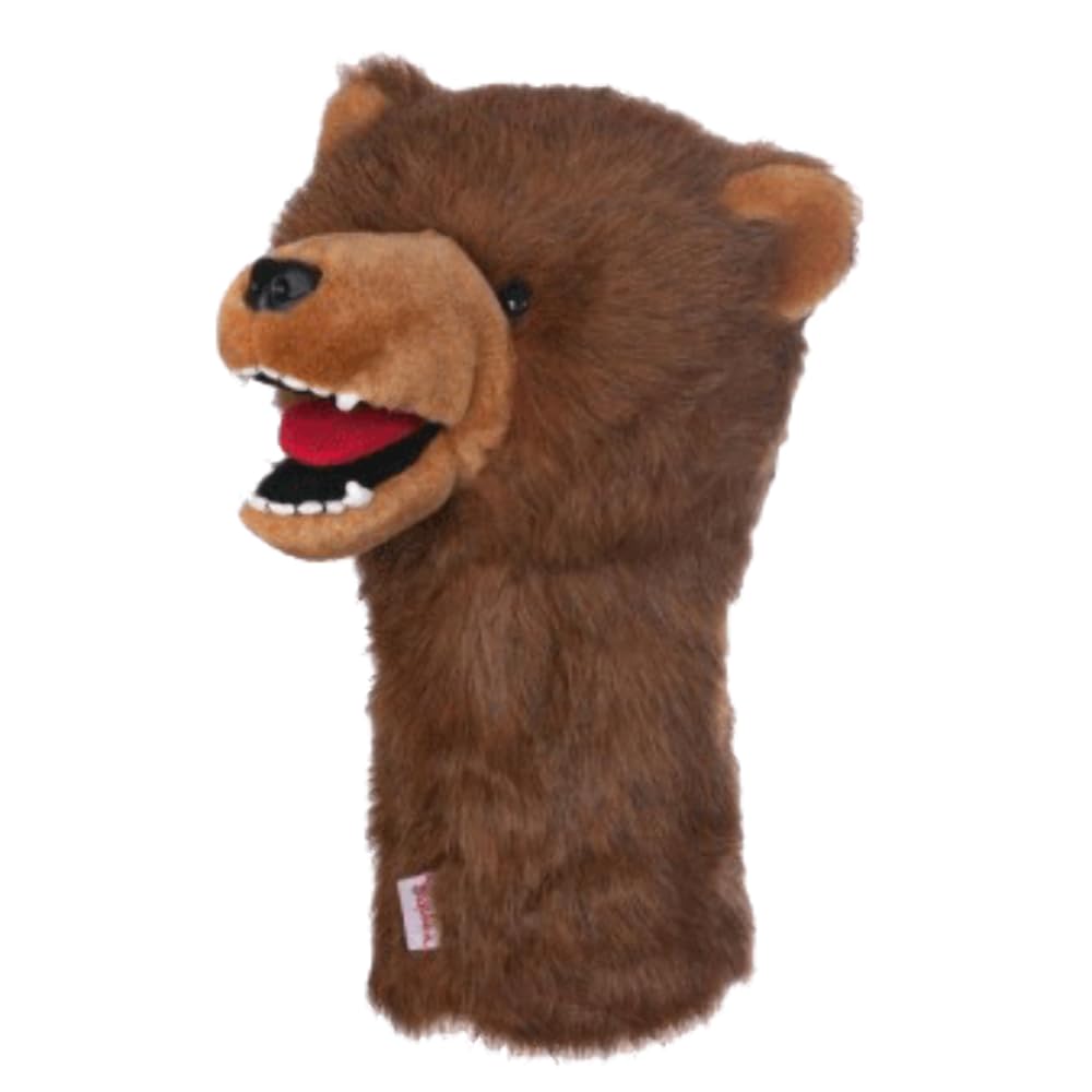 Daphne's Novely Headcover - Grizzly Bear,Brown