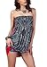 YiYaYo Womens Sexy Bohemian Vintage Strapless Summer Tube Top Dress Beachwear