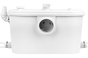 Sanimove 750W Macerator Pump for Macerating Toilet Upflush Toilet System Macerator Sewerage Pump with 4 Water Inlets for Toilet Kitchen Sink Darin Laundry Machine Disposal Macerating Toilet