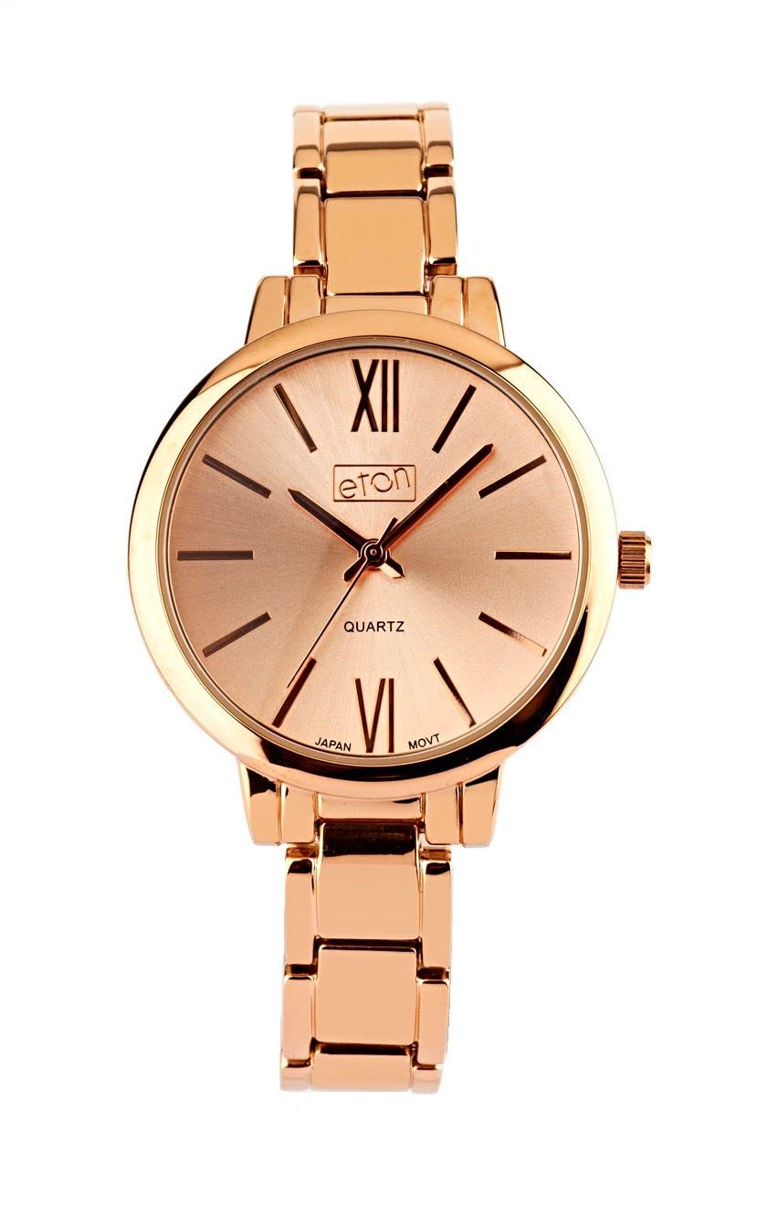 Eton Women's Classic Analogue Quartz Watch, Rose Gold Tone Bracelet - 3288J-RG