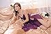 Queen M Pretty Pajama Sexy Lingerie Sling Erotic Transparent Underwear for Sex Flirt (XX-Large, Purple)