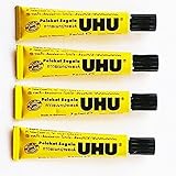 UHU Glue DIY All Purpose Adhesive 7 ml 4 Tubes