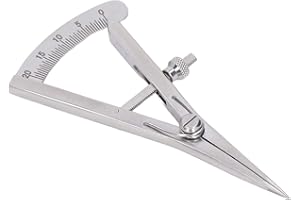 Yosoo Health Gear Marking Gauge for DIY Leather Craft, Leather Working Tools Adjustable Stainless Steel Fine Line Marking Too