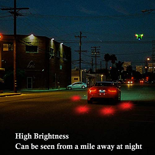 image for Twinkle Star LED Road Flares Disc Beacon Set, 3 Pack Roadside Safety W