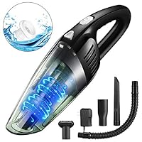 Handheld Vacuum, Cordless Vacuum Cleaner, AomiAuto High Power Cordfree Hand Vacuum Cleaner Rechargeable 12V 120W Lightweight Wet Dry Portable Household Mini Vacuum Cleaner for Home Car Cleaning