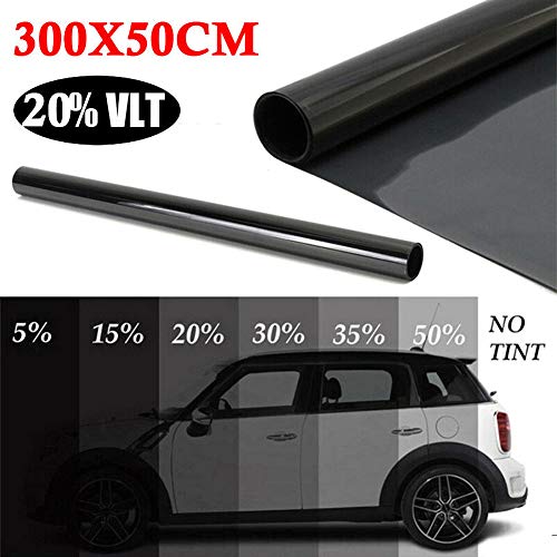 Zqasales Car Sunscreen Film Uncut Roll Window Sunscreen Film Mirror Window Film Static Cling Glass Tint Family Car Office Glass Sunscreen Film - Thumbnail 2