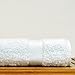 Luxury Hotel & Spa Towel Turkish Cotton & Bamboo Rayon (White, Bath Towel  - Set of 4)