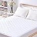Sable Mattress Pad Protector, Queen Size Waterproof Quilted Topper Cover with FDA Certified Hypoallergenic Down Alternative Fill, Antibacterial, Dust Mite Protection, Deep Pocket Fitted Skirt 16 Inch
