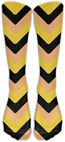 Pingew Thigh High Socks Simple Wave Stripe Work Athletic Funny Crew Long Knee High Stockings For Teens &amp; Women