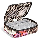 Vera Bradley Travel Pill Case in Rosewood