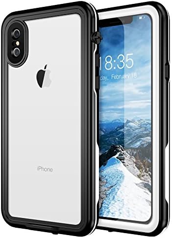 iPhone X/iPhone XS Waterproof Case,Waterproof Shockproof Dirtproof Full Body Protective Cover with Built-in Screen Protector Underwater Case for Apple iPhone X/iPhone XS 5.8 inch