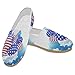 InterestPrint Women's Loafers Classic Casual Canvas Slip On Fashion Shoes Sneakers Flats
