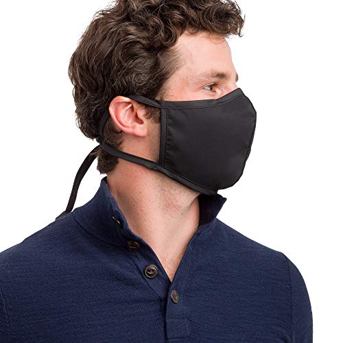 Mambe ReUsable Fabric Face Mask, Adjustable and Easy on the Ears